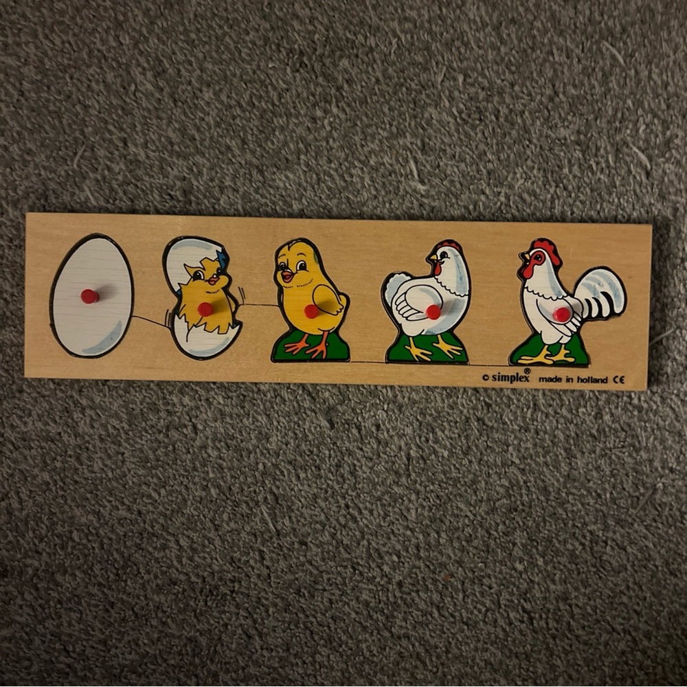 Simplex Wooden Chicken Puzzle
